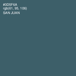 #3D5F6A - San Juan Color Image